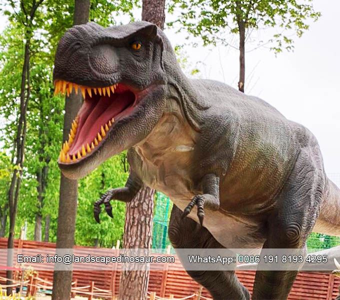 Life Size T Rex Jurassic Park Statue