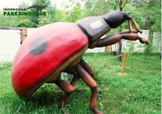 Outdoor Giant Lifelike Insect Statue for Park Decoration