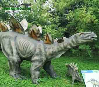 Animated Dinosaur Model for Park Decoration