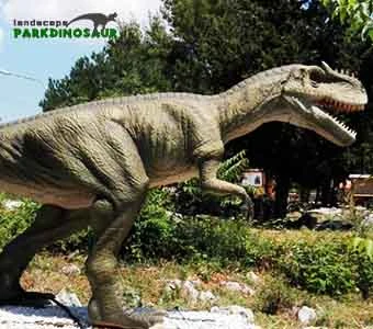 Giant Animated Dinosaur Model for Golf Decoration