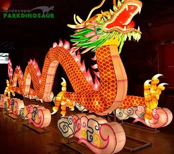 Huge Silk Dragon Lantern